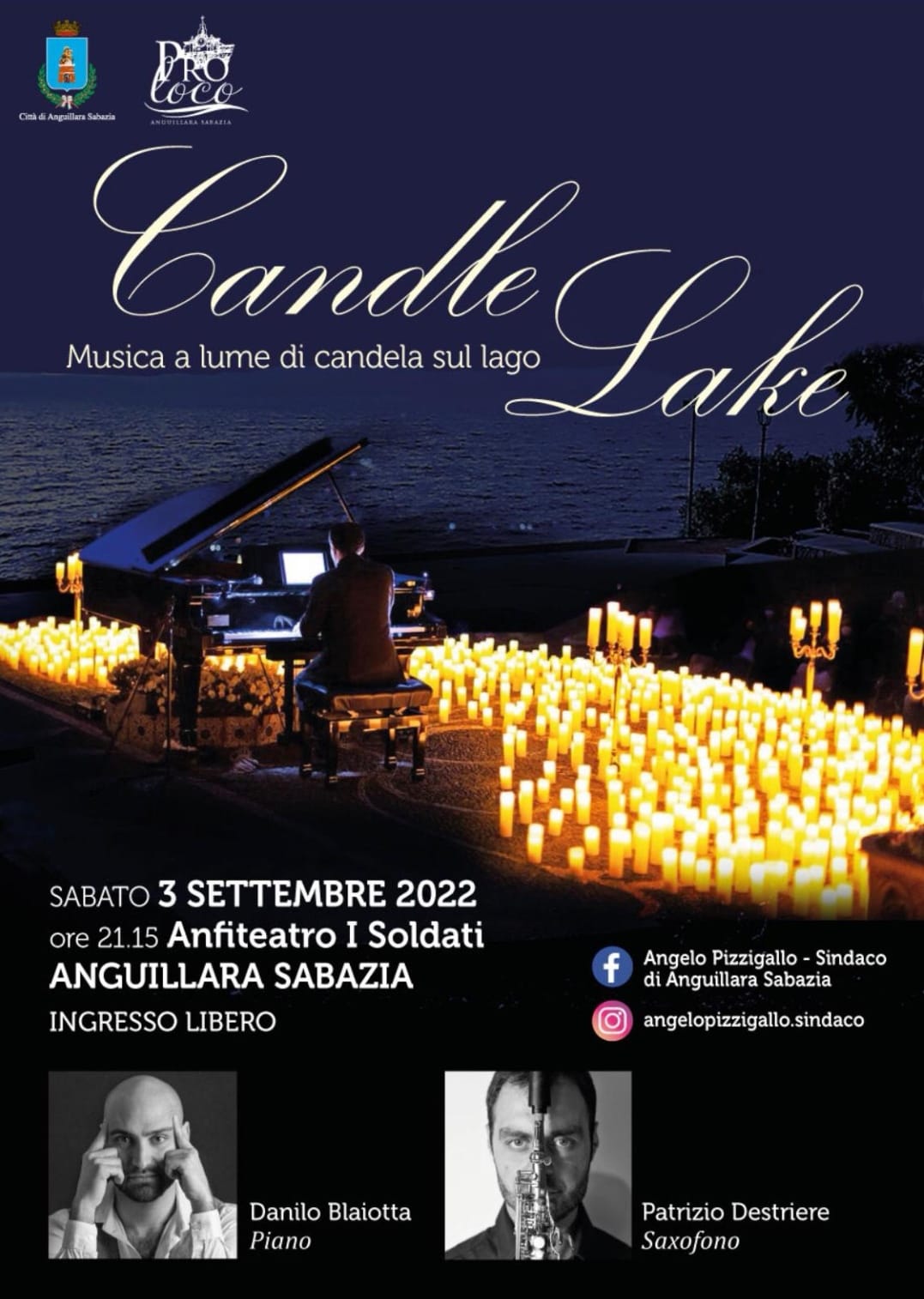candle lake - musica a lume di candela sul lago