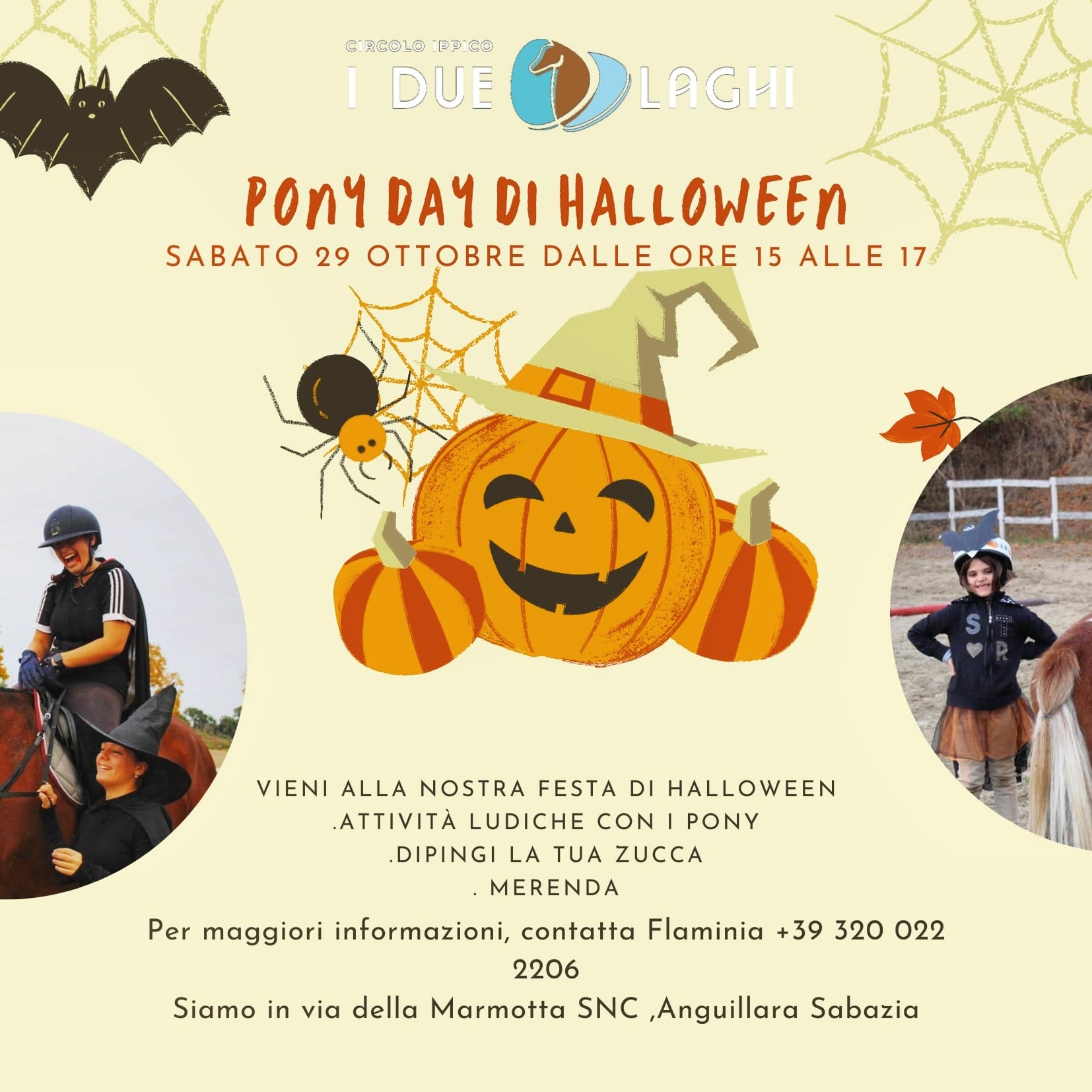 pony day di halloween i due laghi