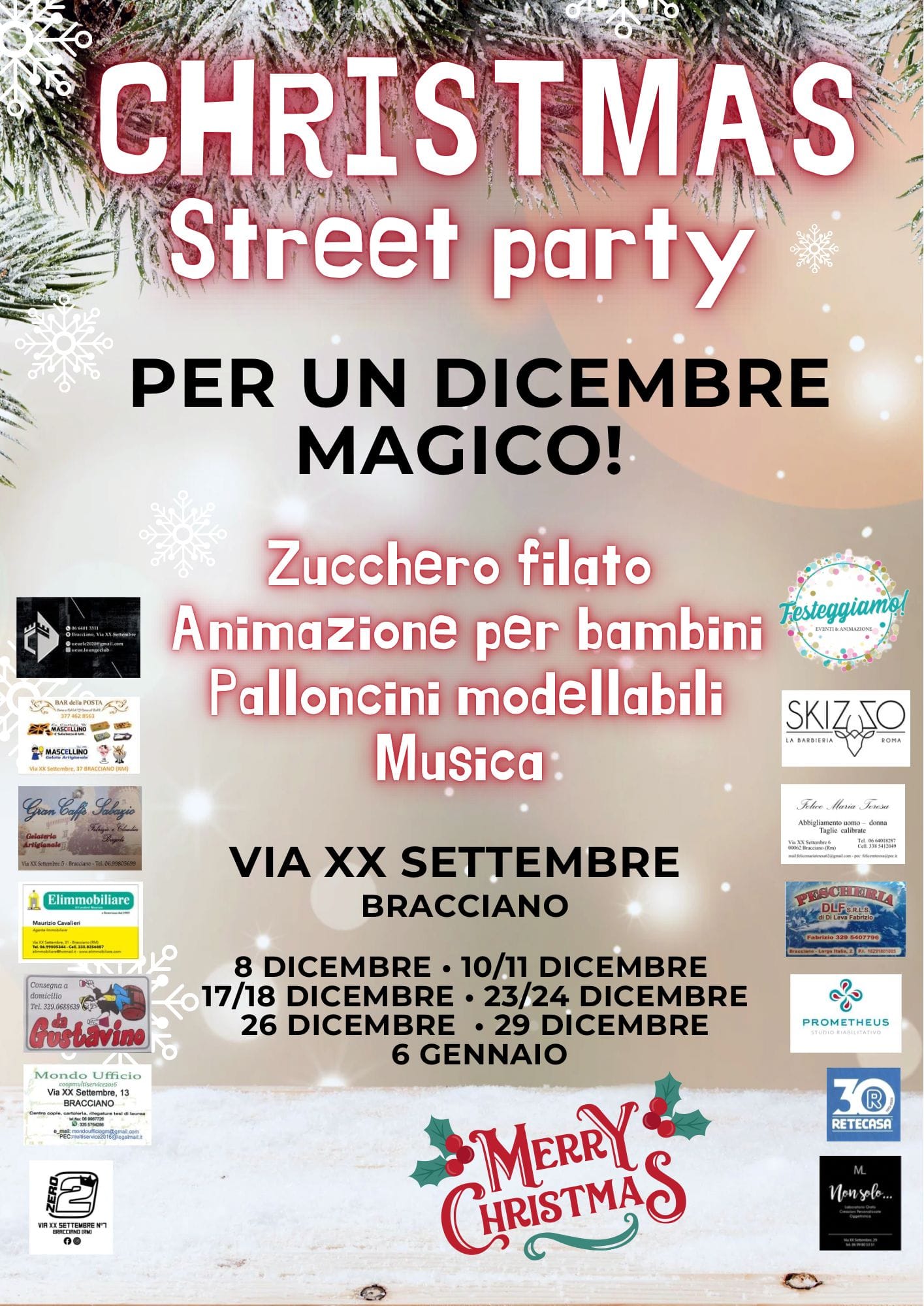 Christmas Street Party a Bracciano