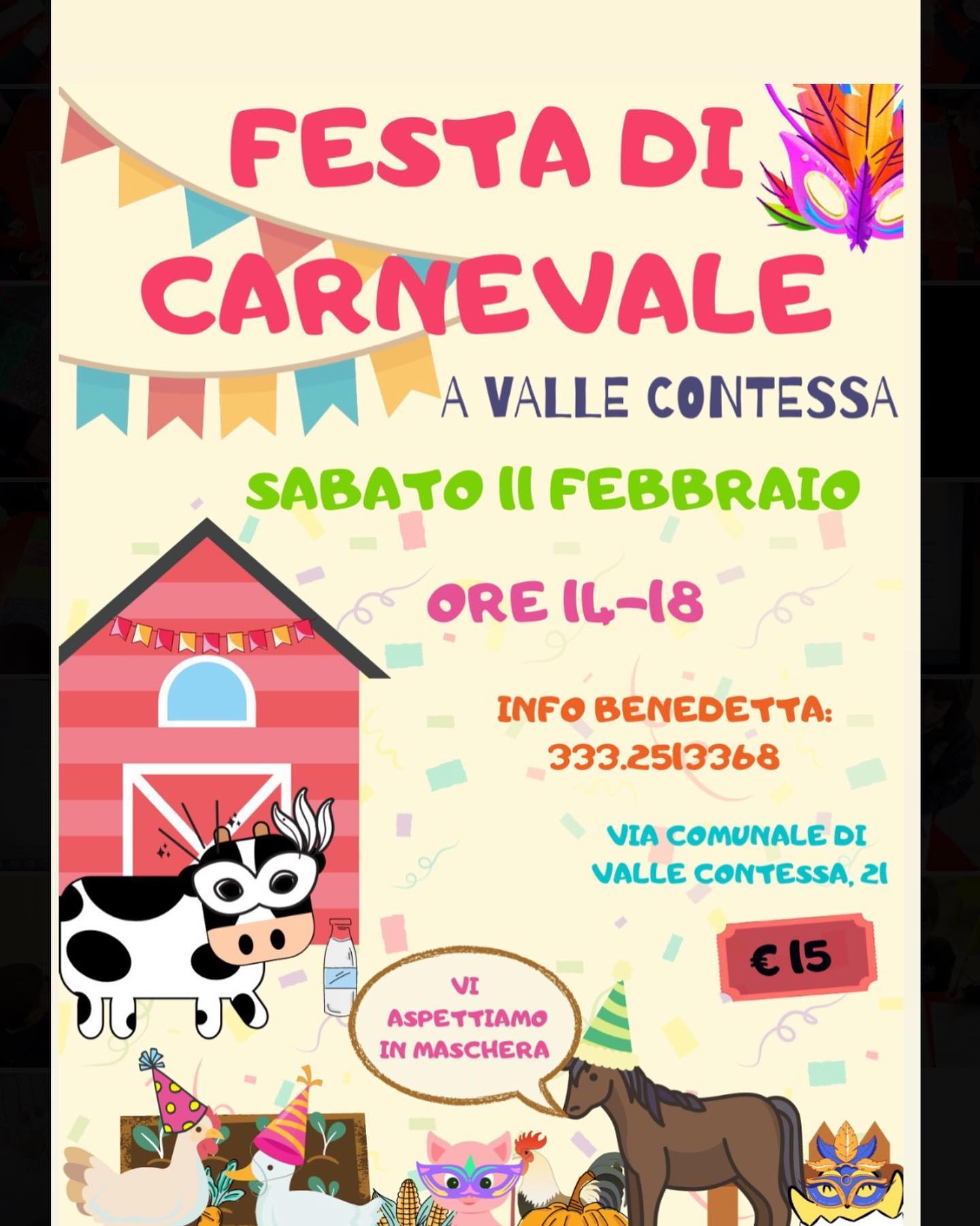 Festa di Carnevale a Valle Contessa