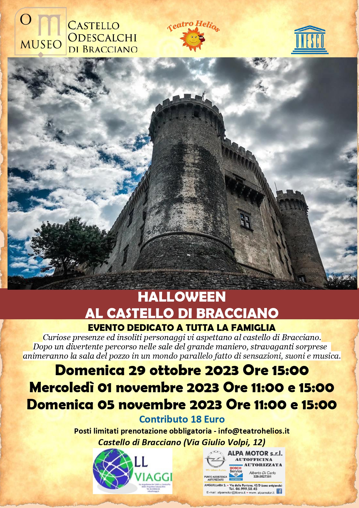 Halloween al castello di Bracciano