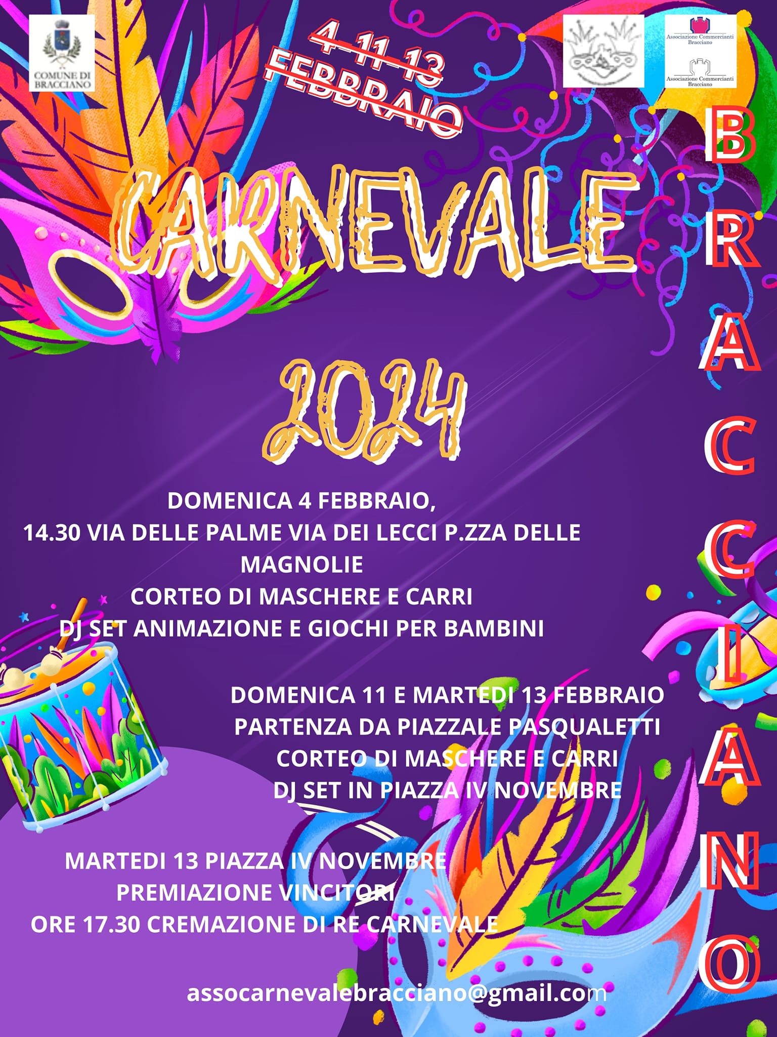 Carnevale Bracciano 2024