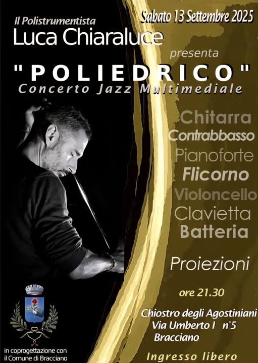 locandina del concerto Poliedrico di Bracciano